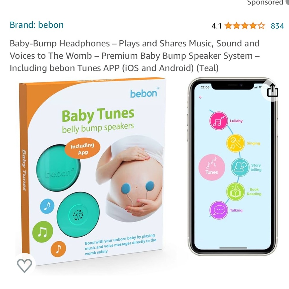 Baby tune belly bump speakers - Picture 5 of 9